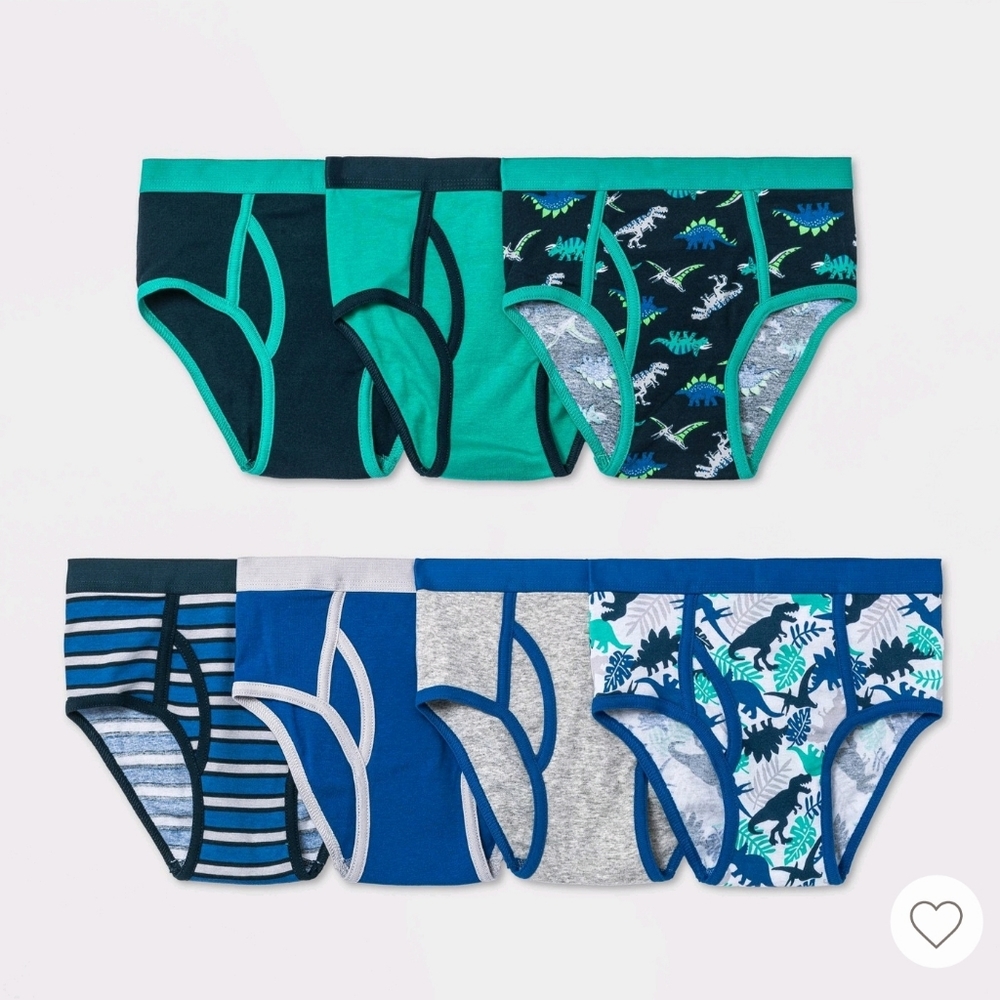 Cat and Jack 100% Cotton underwear set size 6/7